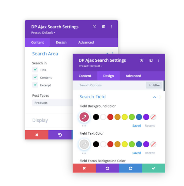 The Live Divi Ajax Search Module from Divi Extended to Make Your Search Smarter